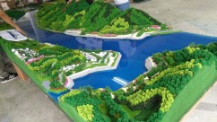 恩施巴東縣庫岸治理展示沙盤(pán)