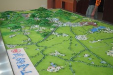 黃石鐵山區礦業(yè)展示沙盤(pán)