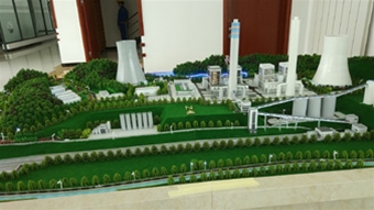 十堰京能熱電工廠(chǎng)模型