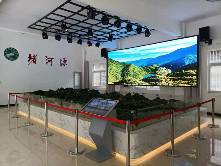 十堰市竹山堵河源自然保護區沙盤(pán)