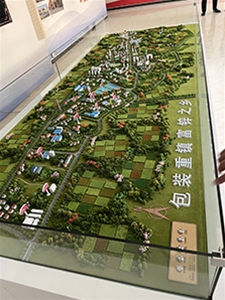 安徽雙港軟包小鎮規劃沙盤(pán)