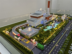 襄陽(yáng)谷城焚燒發(fā)電廠(chǎng)模型