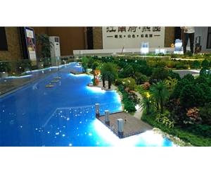 石首江南府熙園項目展示沙盤(pán)1