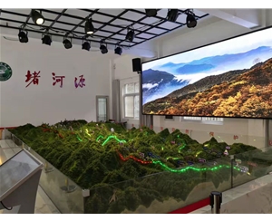 十堰市竹山堵河源自然保護區沙盤(pán)