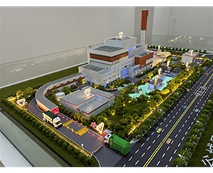 襄陽(yáng)谷城焚燒發(fā)電廠(chǎng)模型